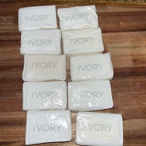 Vintage New Old StockLot 10 Ivory Soap Bars Personal Size 3.17 Oz Original Scent